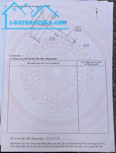 SANG LẠI NỀN ĐẤT (10X50=500M2) THỔ CƯ SHR MT ĐƯỜNG NHỰA DÂN ĐÔNG CẠNH CHỢ GIÁ 720 TRIỆU
