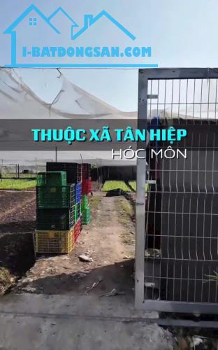 CCG ĐẤT TÂN HIỆP HÓC MÔN – SÁT CẠNH KHU BIỆT THỰ – GIÁ CHỈ 10TR/M²