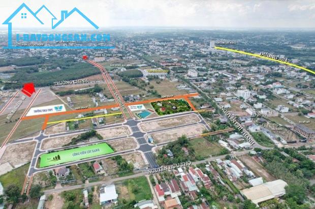 Bán đất giảm mạnh, đường N3 (rộng 18 m) Tây Ninh, Nguyễn Hữu Thọ, 100m2, chỉ 2.2 tỷ
