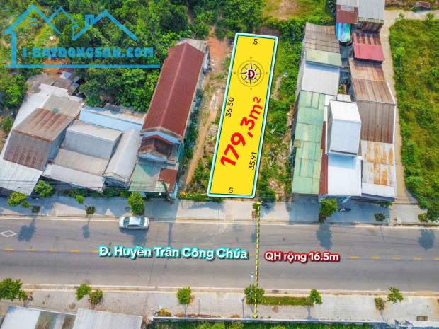 BÁN ĐẤT 179M2 MẶT TIỀN 40 HUYỀN TRÂN CÔNG CHÚA, PHƯỜNG THUỶ XUÂN, TP HUẾ, CHỈ 23,5 TRIỆU/M