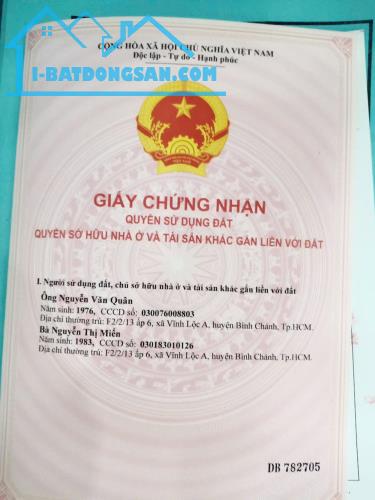 Bán nhà mặt tiền đường số 5, KDC Vĩnh Lộc, Bình Hưng Hòa B, Bình Tân