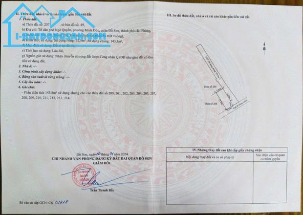 -❌❌❌ Cần bán Lô Góc đẹp tại TDP Quang Trung - Minh Đức - Đồ Sơn - Hải Phòng