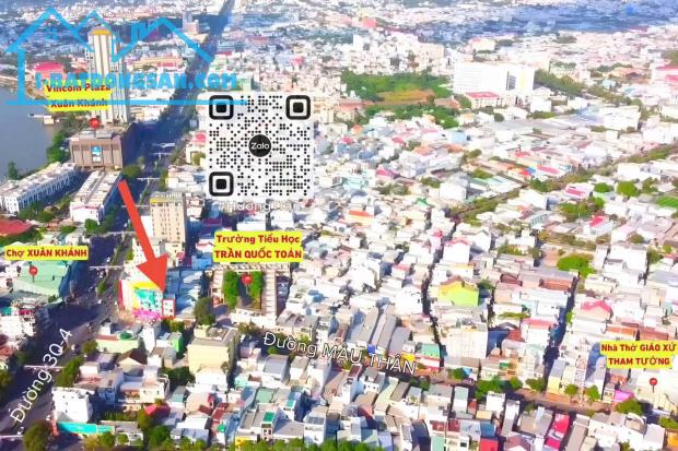 BÁN NHÀ 4 TẦNG, CĂN KỀ GÓC MẶT TIỀN ĐƯỜNG MẬU THÂN (Sát ngã tư chợ Xuân Khánh)