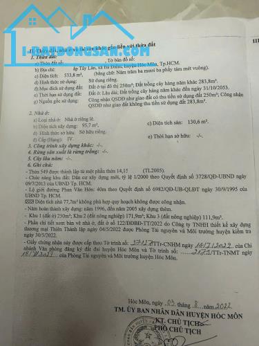 MẶT TIỀN PHAN VĂN HỚN – NGANG 9.1M – QUỸ ĐẤT LỚN HIẾM BÀ ĐIỂM