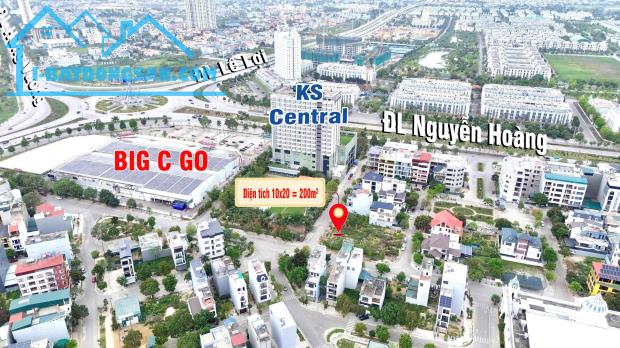 Cần bán lô đất biệt thự Phường Đông Hải 200m2, phía sau siêu thị BigC giá tốt