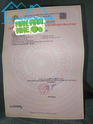 Bán đất Hưng Long nhỉnh 1ty đường thông ô tô sát công nghiệp 0961503168