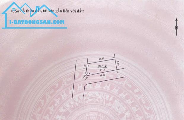 LÔ GÓC 92M ĐAN TẢO_TÂN MINH_Ô TÔ TRÁNH_KINH DOANH_CHỈ HƠN 3 TỶ