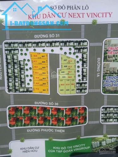 Lô đất HXH Phước thiện dt 58m, kế vinhome, giá đầu tư