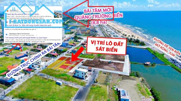 BÁN 2 LÔ ĐẤT HẢI XUÂN (Hải Triều) KHU KINH TẾ NINH CƠ NINH BÌNH (Nam Định cũ) Giá 1 tỷ 435