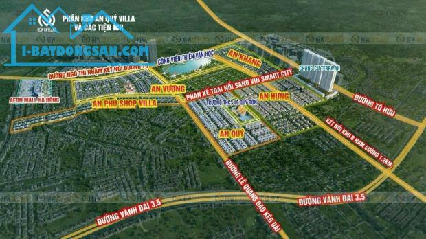 Cập nhật quỹ căn biệt thự An Vượng Villa - Dương Nội giá từ 36 tỷ/căn.