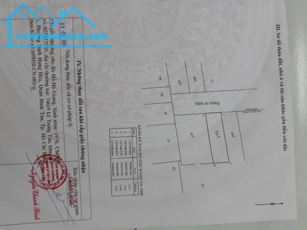 Bán đất hẻm đường Hồ Văn Long, Bình Hưng Hòa B, Bình Tân