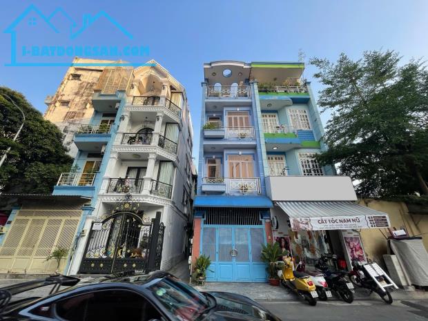 Bán nhà mặt tiền Cư Xá Bắc Hải, Quận 10 - 4 tầng 49m2 (4 x 12) sổ vuông - Ô tô đậu đỗ 24/7