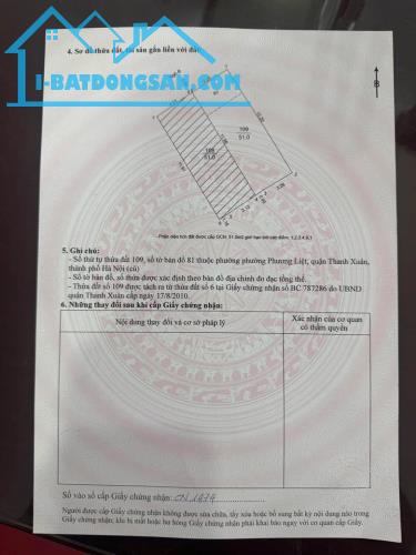 2 lô đất 52m2 MT4.2m 14.7 tỷ- oto vào- ngõ 274 Nguyễn Lân, Thanh Xuân.