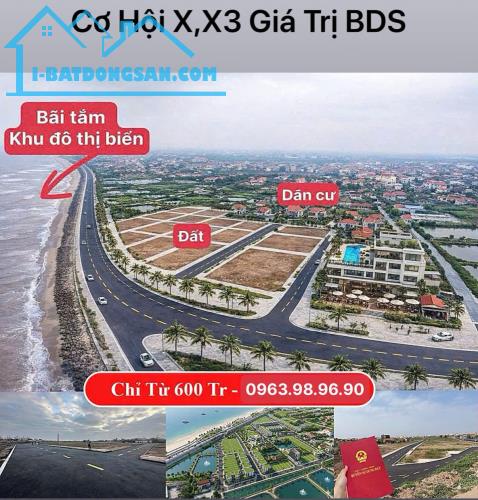 🔥 BÁN GẤP ĐẤT BIỂN QUẤT LÂM – 100M² – MẶT TIỀN 8M – GIÁ NGỘP CHỈ 1,4 TỶ – ĐẦU TƯ SINH LỜI