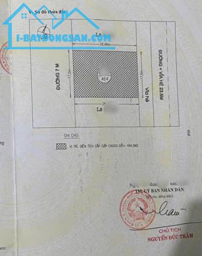 Bán lô đất thương mại sản xuất mặt đường Phạm Hùng, TP HD, 464m2, mt 17.5m, 2x tỷ