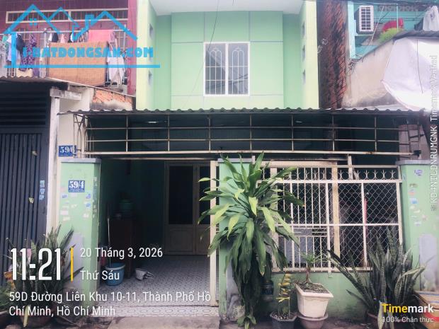 Bán nhà riêng ở Liên khu 10 - 11, 70m2, 2PN + 1WC, Bình Tân, HCM