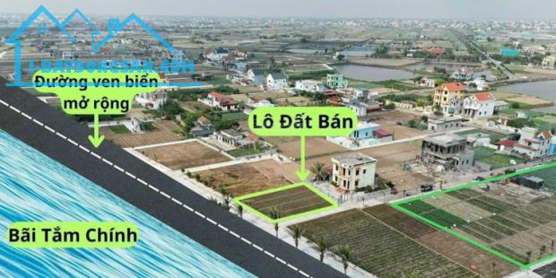 Ngộp Bank nên cần bán gấp lô đất, diện tích 91 mét, sát biển, sát khu kinh tế chỉ 1.4 tỷ
