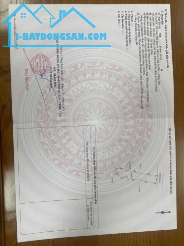 690TR Cho 603m2 đất nghỉ dưỡng ngang 9m tại Đất Đỏ, cách biển Hồ Tràm chỉ 10p