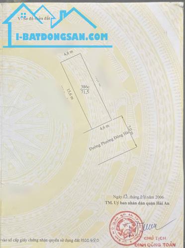 BÁN ĐẤT MẶT ĐƯỜNG HẠ ĐOẠN 40 – ĐÔNG HẢI – KINH DOANH TỐT – GIÁ 3,75 TỶ