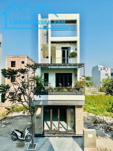 BÁN NHÀ 4 TỶ 800 TRIỆU, MẶT ĐƯỜNG KĐT MỸ TRUNG, 60M2 x 3 TẦNG
