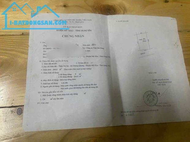 Bán đất 88m lô góc vỉa hè kinh doanh Yên Mỹ Hưng Yên chỉ 2ty950 lh0961503168