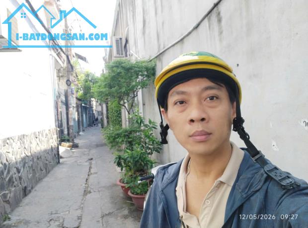 Nhà hẻm thông thoáng Kênh Tân Hóa-gần Đầm Sen, 2 tầng–ngang 4.3m-dài 11m–hơn 5T xíu