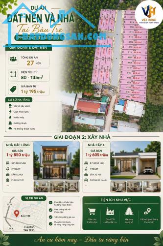 Bán đất ngay bầu tre cách đường hl15 chỉ 100m sổ hồng riêng thổ cư 100% XD tự do