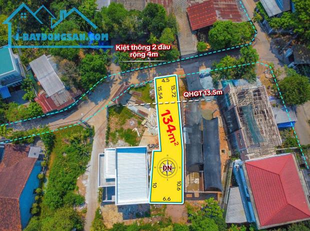 BÁN ĐẤT 134M2 KIỆT ÔTÔ 82 QUANG TẾ THÔNG THANH HẢI, PHƯỜNG THỦY XUÂN, TP HUẾ, CHỈ 1,89 TỶ
