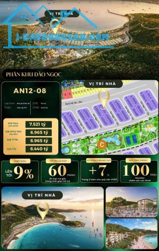 NHÀ PHỐ LIỀN KỀ PHÂN KHU ĐẢO NGỌC GIÁ TỐT CHO NHÀ ĐẦU TƯ, DT:70M2, GIÁ 7 TỶ 134