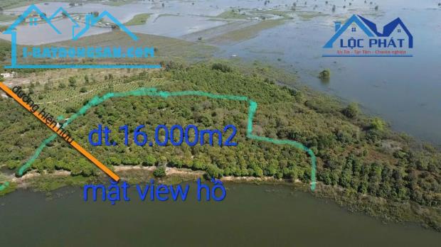 BÁN ĐẤT DT 16000 M 2 MẶT HỒ TRỊ AN – PHÚ LÝ, VĨNH CỬU