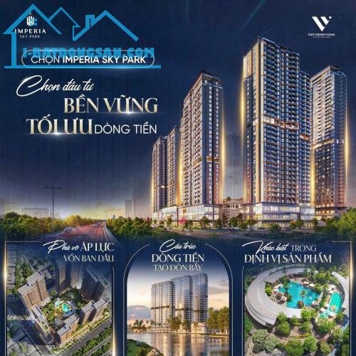 Độc quyền bán căn hộ cao cấp 2PN, 62m2 tầng trung, BC Đông Nam Imperia Sky Park An Khánh