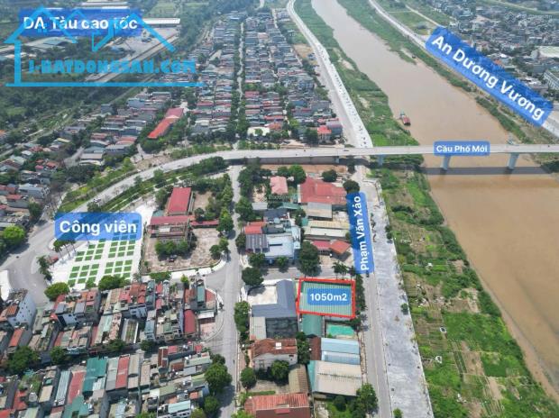 BÁN GẤP LÔ GÓC PHẠM VĂN XẢO VIEW SÔNG HỒNG 1050M2 THỔ CƯ GIÁ QUÁ RẺ