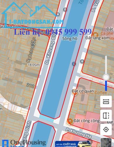 Bán 250m2 mặt phố Khương Đình Thanh Xuân kinh doanh vỉa hè. Mặt tiền 10m vỉa hè 8m hai mặt
