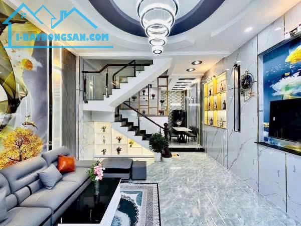 NHÀ 4 TẦNG BTCT – HXH MỚI FULL – TRƯƠNG THỊ HOA, Q.12 – GIÁ 6.2 TỶ.