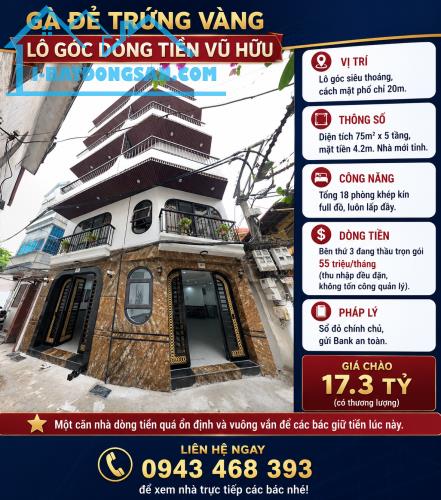 GÀ ĐẺ TRỨNG VÀNG - LÔ GÓC DÒNG TIỀN VŨ HỮU