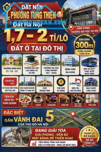 Bán đất giá rẻ thị xã Sơn Tây Đất thị xã Sơn Tây, trung tâm, giá 1.x tỷ, LH trực tiếp 0963
