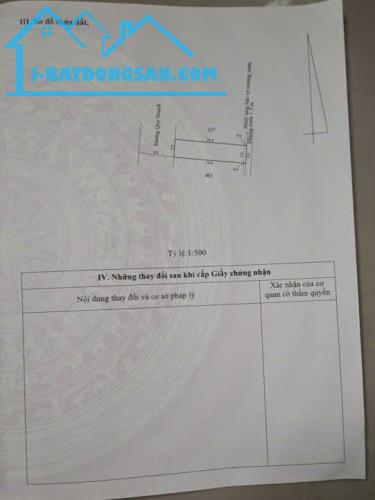 Bán đất 100m2 mặt tiền đường Lê Công Hành, KQH Xóm Hành, P. An Cựu, TP Huế, sát chợ An Tây