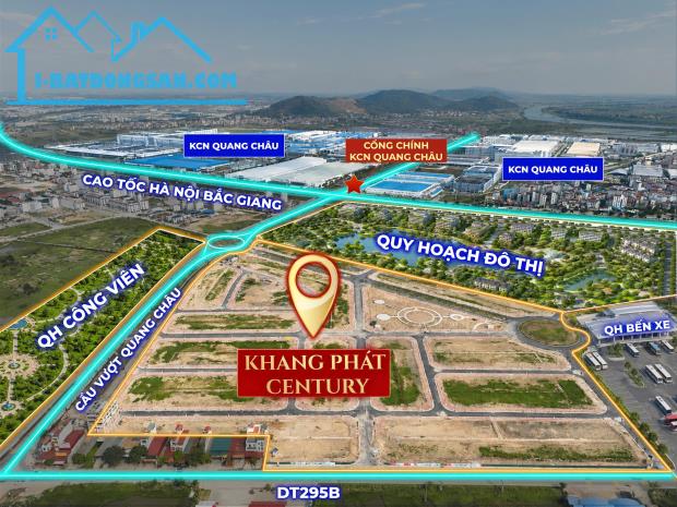 Hot - Quỹ căn liền kề phân lô Khang Phát Century Nếnh Bắc Giang giá trực tiếp chủ đầu tư