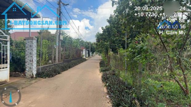 BÁN ĐẤT THỔ CƯ MẶT TIỀN XÃ XUÂN MỸ, HUYỆN CẨM MỸ, ĐỒNG NAI – GIÁ CHỈ 7,9 TỶ