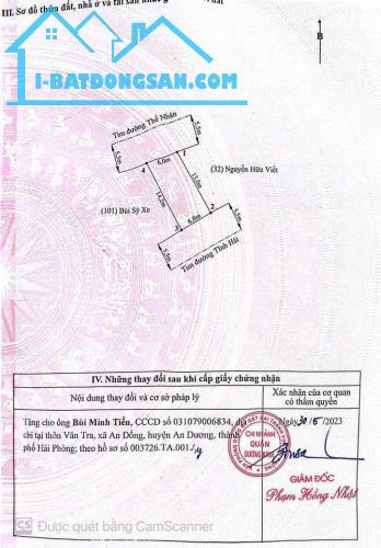 Bán đất Hoà Nghĩa - Dương Kinh - Hải Phòng