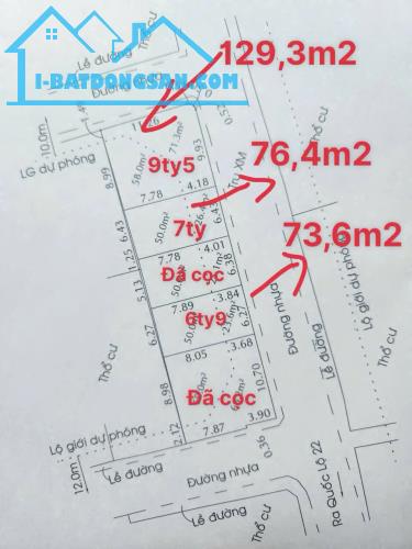 Bán Đất Mặt Tiền Quán Tre, P. Trung Mỹ Tây, Quận 12 – Đối Diện Bến Xe An Sương