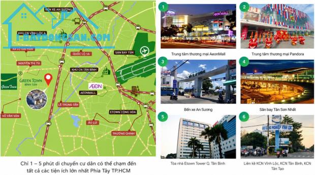 2 TỶ SỞ HỮU CĂN HỘ GREEN TOWN BÌNH TÂN