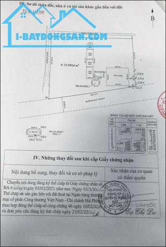 BÁN KHO XƯỞNG BÊN DƯƠNG KINH – DIỆN TÍCH 13.183 m² – GIÁ CHỈ 5 TRIỆU/M²