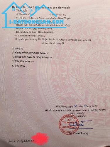 Bán đất Thanh Niên - Đồ Sơn - Hải Phòng