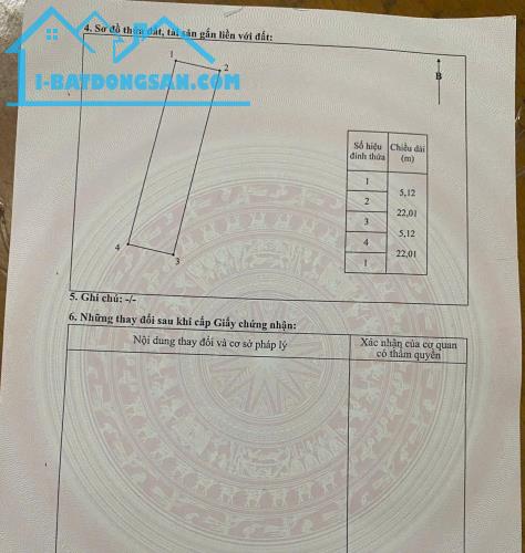 BÁN ĐẤT TẠI SONG GIANG GIA BÌNH BẮC NINH DT 110M²