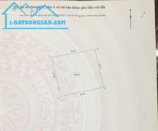 BÁN NHANH 2.084 mét đất TMDV làng nghề Kiêu Kỵ, Gia Lâm-XE CONTAINER VÀO ĐẤT - GIÁ 60 TỈ
