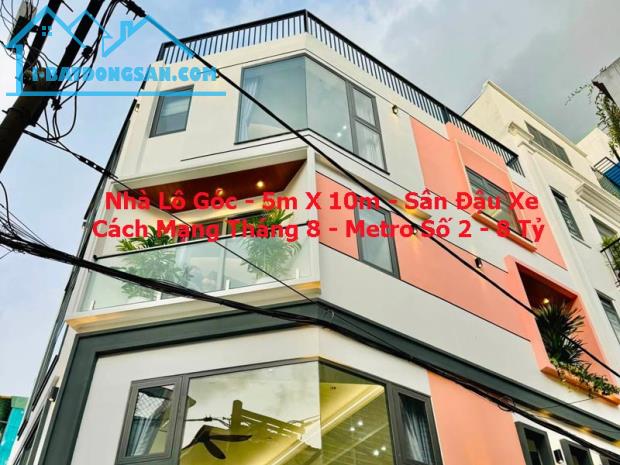 NHÀ LÔ GÓC – CÓ SÂN ĐẬU Ô TÔ – 5M X 10M – CHỈ 8 TỶ (TL)