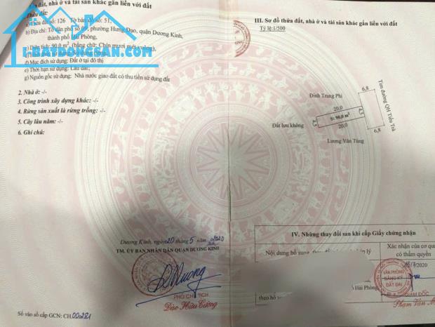 Bán đất Hưng Đạo - Dương Kinh - Hải Phòng