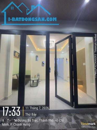 BÁN NHÀ GẦN HẺM XE HƠI DƯƠNG BÁ TRẠC Q8 - 3 TẦNG - 4PN - NHỈNH 6 TỶ - GỌI NGAY 0784968131