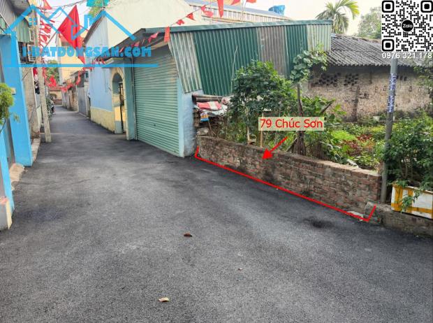 Nhỉnh 4 tỷ sở hữu lô đất vuông vắn trung tâm Chúc Sơn Chương Mỹ, ô tô đỗ cửa